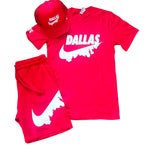 Dallas Swoosh T,Shirt Hat & Short Set