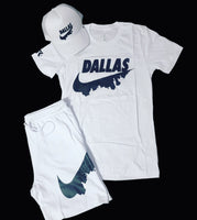 Dallas Swoosh T,Shirt Hat & Short Set