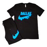 Dallas Check T-Shirt & Short Set