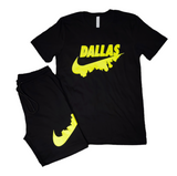 Dallas Check T-Shirt & Short Set