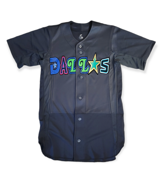 Black /Black Dallas Franchise Baseball Jersey